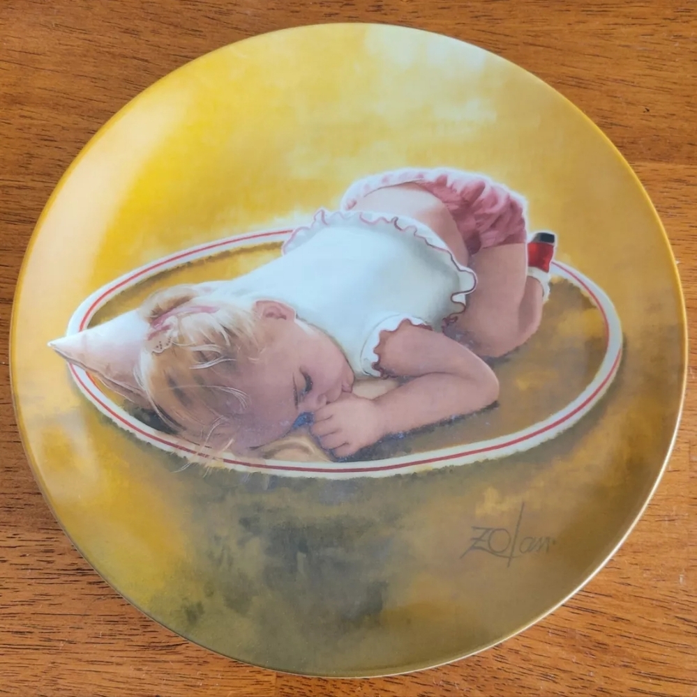 Donald Zolan Collector Plate “Day Dreamer” Wonder of Childhood 1987 NO 4328